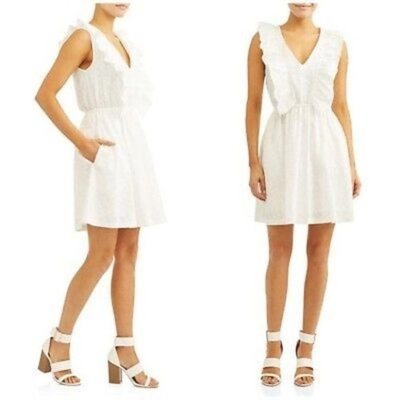 TEXTILE Elizabeth & James Ruffle Eyelet Dress, XXL - Picture 1 of 14